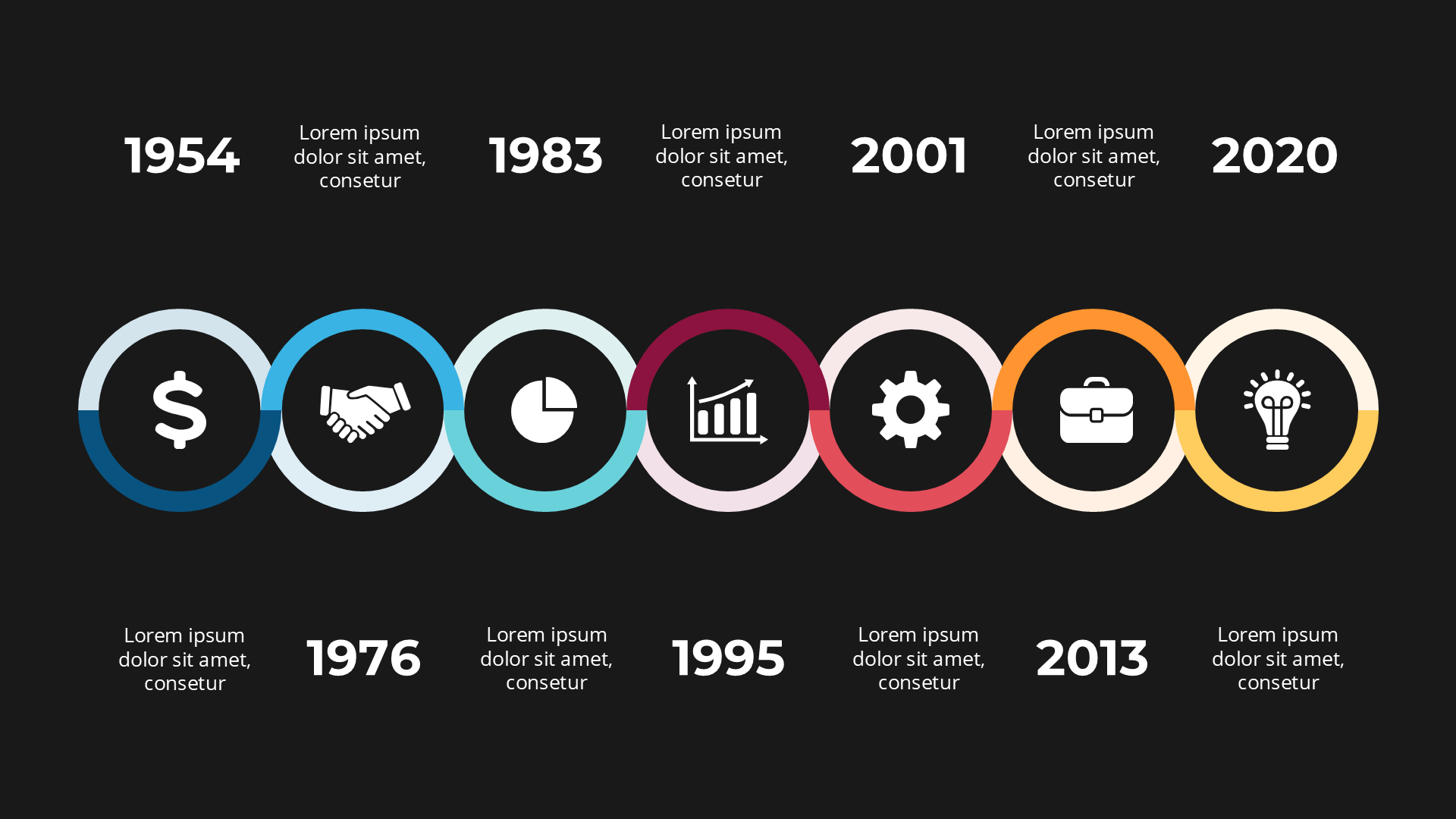 Timeline V2 Dark slide 1